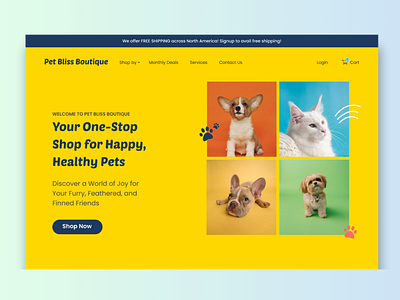 Pet Shop Website pet pet shop design pet shop web design pet shop website pets