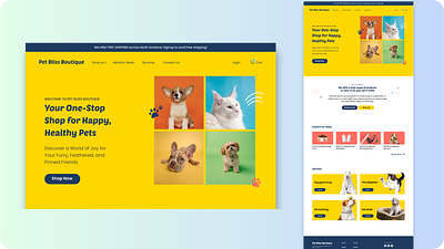 Pet Shop Website pet pet shop design pet shop web design pet shop website pets