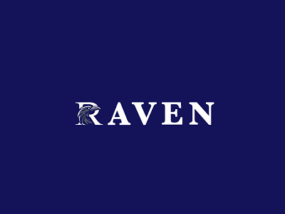 Raven Logo agency bird logo business company corporate crow dark head identity letter mark logo medieval night professional raven raven logo realistic ui ux vector zoo