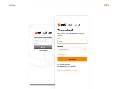 Login Screen concept interface redesign ui ux visual design