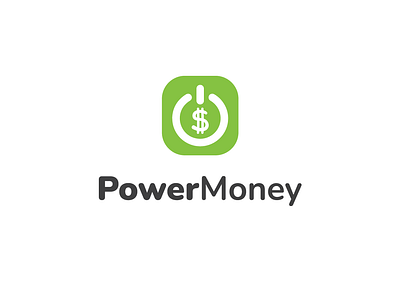 Power Money Logo design dolar graphic design logo logos logotype money power power money logo simple logo uwang vector