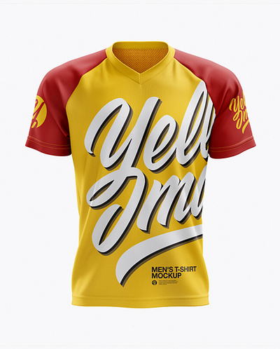 Free Download PSD Men’s MTB Trail Jersey mockup (Front View) free mockup template mockup designs