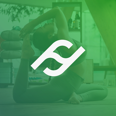 Fit Health Logo branding graphic design logo yoga