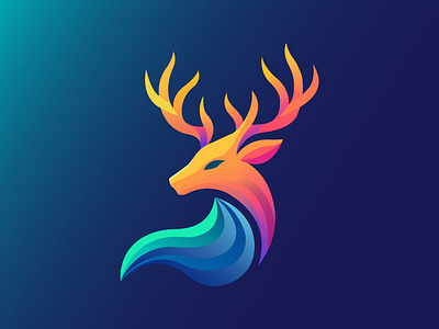 Deer logo brandidentity branding deer design elegant graphic design illustration logo purchase sale ui