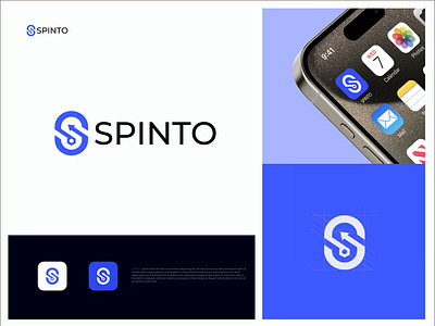 SPINTO Logo design Data Security marketing & advertising technol advertising agency branding cooding creative logo design logo logo branding logo design logo designer logo mark logo type marketing modern identy modern logo design tech technology