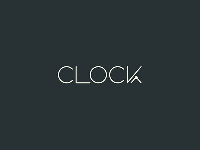 Wordmark Logo branding clock logo creative logo design graphic design illustration logo logo design minimal logo modern logo time logo wordmark wordmark logo