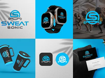 Sweat Sonic Fitness Logo👌Logo design, App Icon brand identity branding business logo corporate identity creative logo custom logo design design logo fitness logo fitness trainer graphic design gym logo logo logo designer professional logo s logo sweat sonic ui