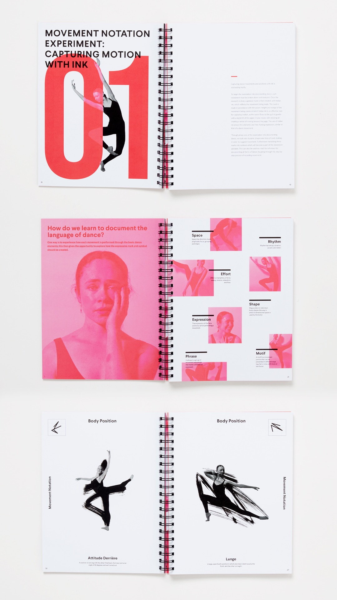 Frontier - Dance Notation design illustration visual design