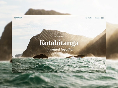 Moana New Zealand Annual Report annual report ui design ux design visual design