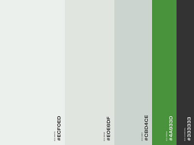 Eco Tractor Colour Palette branding colour palette green ui design ux design visual design