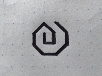 Hexagon House Logo Sketch abstract design hexa house logo logo design logo designer logodesign logomark logos mark minimal minimalist modern paper pictorial simple sketches symbol symbolic