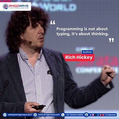 Rich Hickey Quotes amigoways amigowaysappdevelopers amigowaysteam