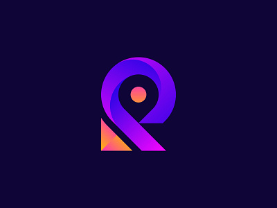 Letter R Place Logo. app logo graphic design letter r place logo logo logo design logo designer modern logo