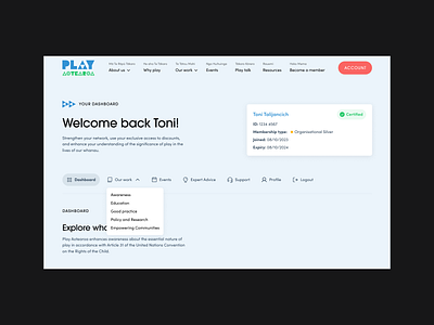 Play Aotearoa Dashboard dashboard design graphic design ui ui design ux design visual design