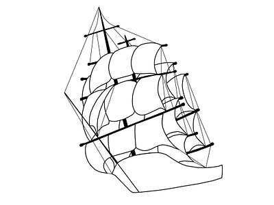 Free Ship Vector Art design digital art graphic design illustration illustrator sail ship ship art ship sail ships vector vector art vectors