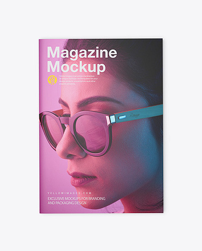 Free Download PSD Matte A4 Magazine Mockup free mockup template mockup designs