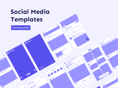 Social Media Figma Template banner design facebook flyer graphic design instagram poster social media twitter youtube