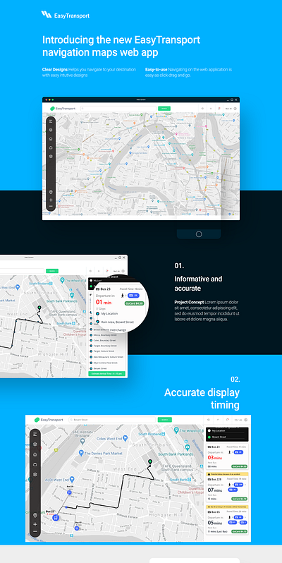 NetEngine - EasyTransport design ux web