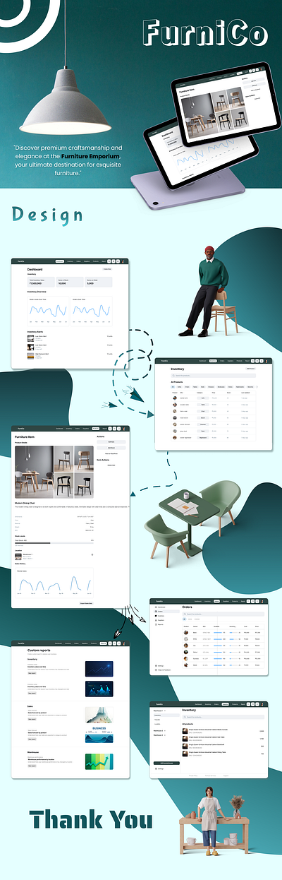 WEB app design for a furniture store | UI design figma ui web app design