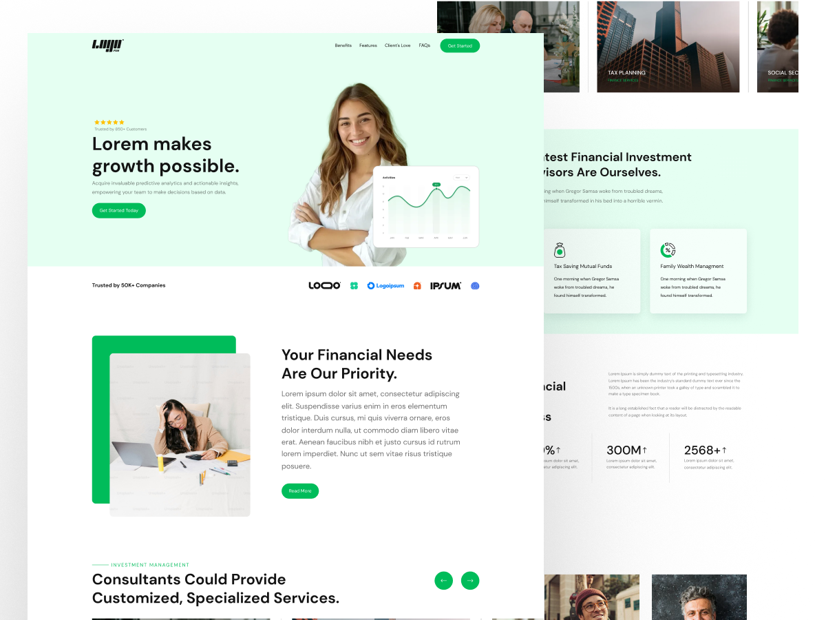 Finance Website Design For Better Growth creative finance finance design finance growth finance web finance website growth design web finance website design