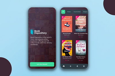 Book Depository mobile ui