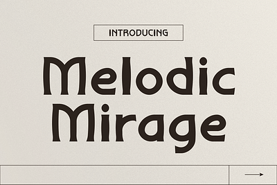 Melodic Mirage – Vintage Typeface vintage aesthetic typeface