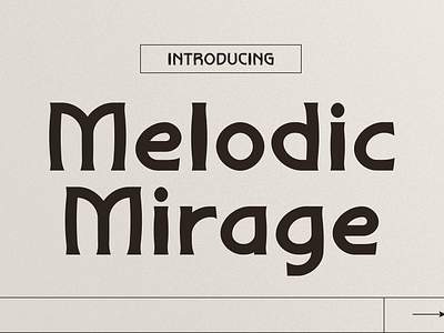 Melodic Mirage – Vintage Typeface vintage aesthetic typeface
