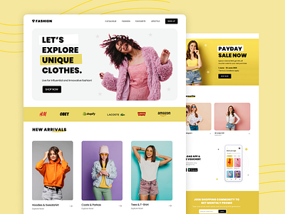Fashion Shop website Design website