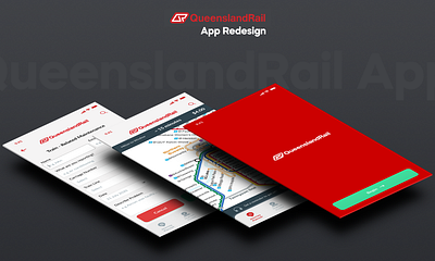 Queensland Rail App Redesign design mobile ui