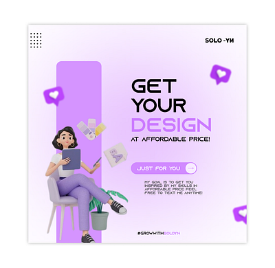 저렴한 디자인 서비스 디자인 후; Affordable Services Post Design 3d branding design fyp graphic design post services ui viral