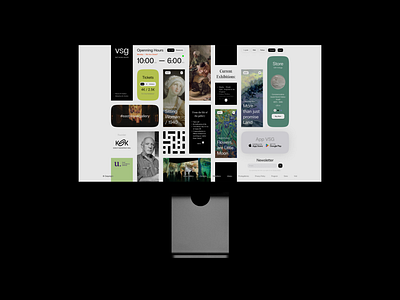 East Slovak Gallery [redesign] app art branding figma gallery graphic design logotype prototyping rebranding redesign social media uiux visual identity web design