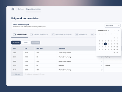 Introducing Our Desktop MVP for Dredging Operations app application dashboard design desktop app graphic design hr product design ui web app webapp