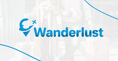 Wanderlust Brand design & logo agency branding design graphic design logo logo design motion graphics travel ui uiux