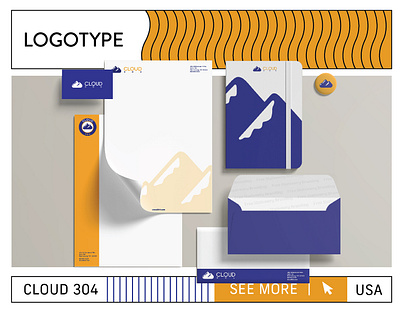 Cloud 304 branding graphic design logo logotype vector visual identity