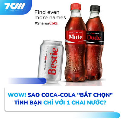 Wow! Sao Coca-Cola "Bắt Chọn" Tình Bạn Chỉ Với 1 Chai Nước? agency btl btl marketing marketing tcm agency tcm marketing tcmbtl