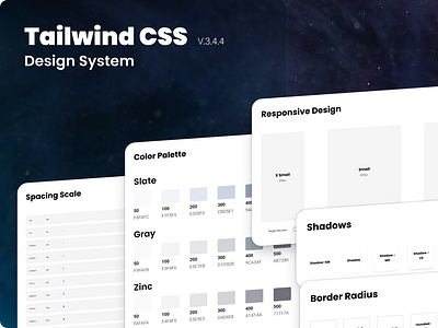 Tailwind CSS v3.4.4 Design System app design branding design system deve library tailwind ui ux website design
