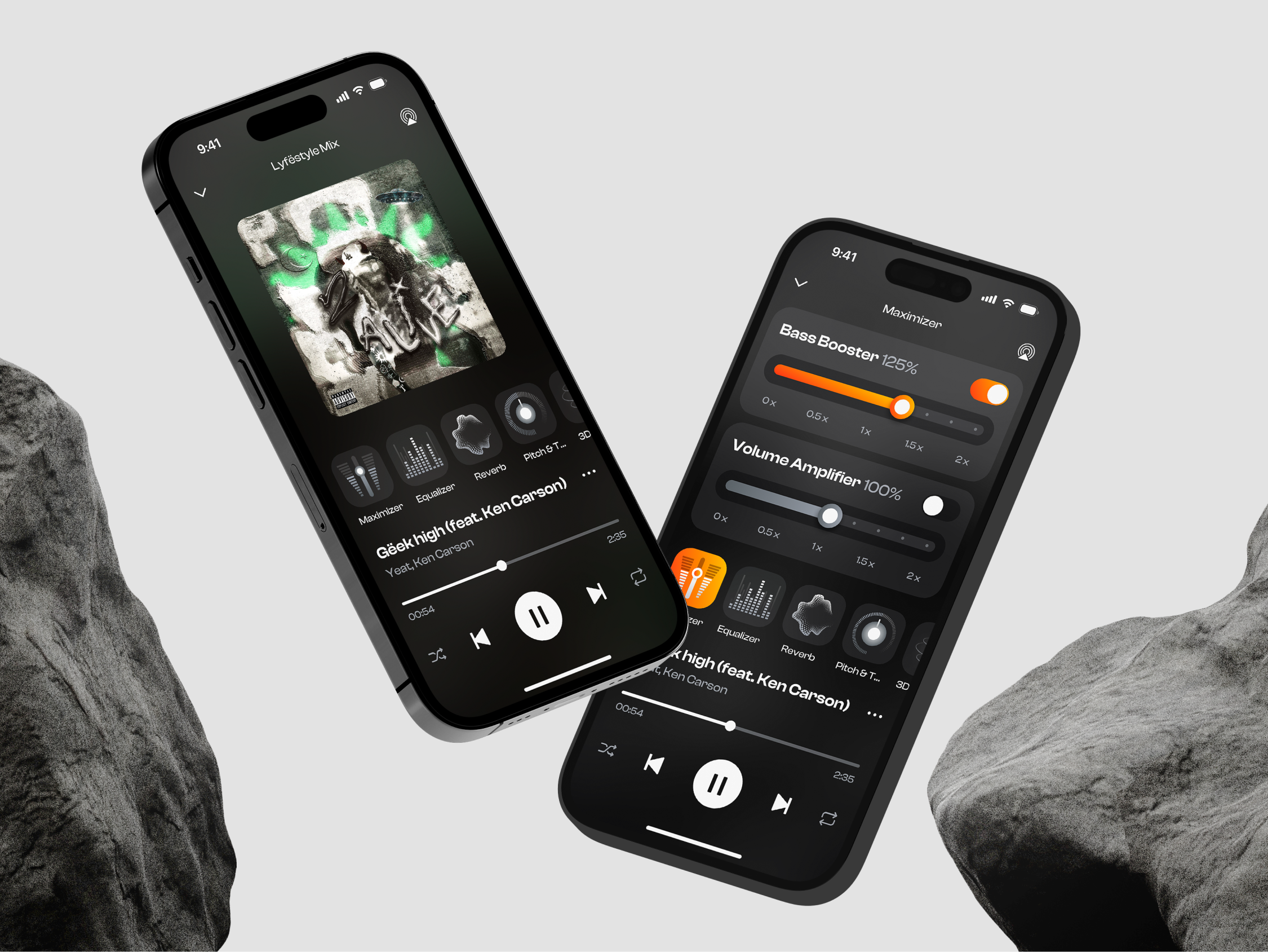 Example of Music & Audio Mobile App UI/UX Design
