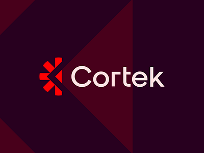 Cortek abstract ai app arrow branding c community corporate finance fintech futuristic groth icon letter logo payment saas startup technology web3