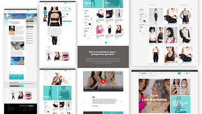 Healfit.ae | PostoPerative Garment Shop design dubai shop uae ui ux website