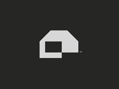 Escrow Logo ‧ Construction architecture branding data futuristic house interior logo logoforsale monogram readymade space