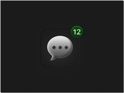 iMessage App Icon 💬 art creative design dribbble icons imessage ios messaging