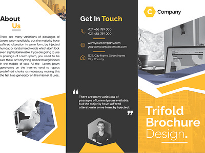 Trifold Brochure adobe illustrator brochure brochure design illustrator