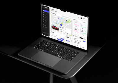 Designing a Car Rental Dashboard UI: Simplifying Fleet Managemen dashboard design desktop ui wireframe