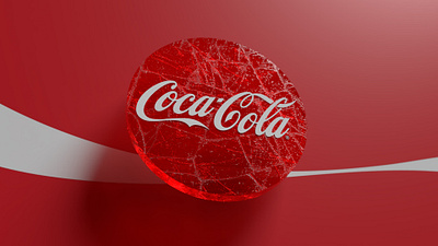 Custom 3D logo Wallpaper 3d 3d glass 3d render 3d wallpaper animation coca cola 3d logo coke 3d logo graphic design logo motion graphics wallpaper