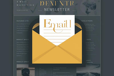 Email Marketing Newsletter branding design graphic design illustration typography