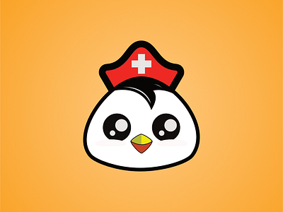 Cute Dr. Chick affinity designer art design branding chick chicken cute design doctor dr chick funny graphic design illustration logo ui vector