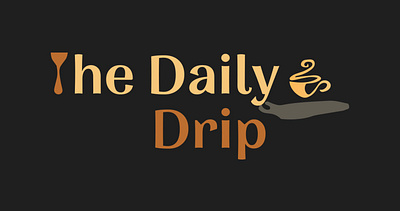 The Daily Drip Logo logo logo design