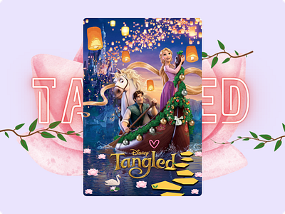 Tangled❤️ animation art branding design disney dreams flynn rider graphic design illustration live logo movie nature princess rapunzel typography ui ux vector