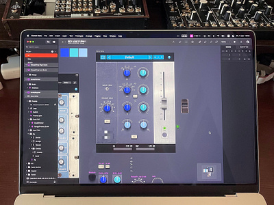 Channel strip WIP ableton audio production channelstrip daw desktop logicpro music music prodcution sketchapp soudn design ui uidesign vst vst plugin