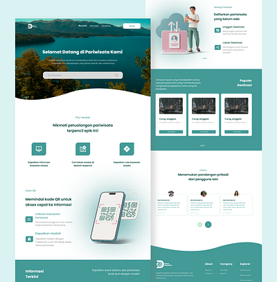 Disa - Tourism Digitalization Website Application ui